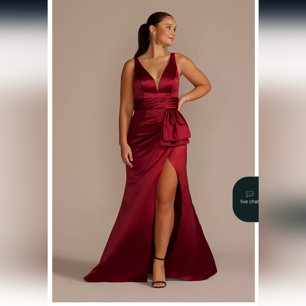 Signature Lipstick Red Evening Gown